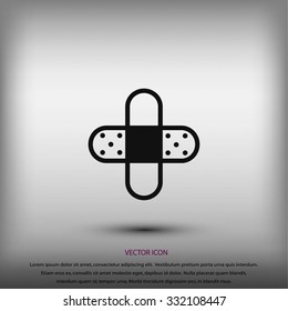Bandage plaster icon