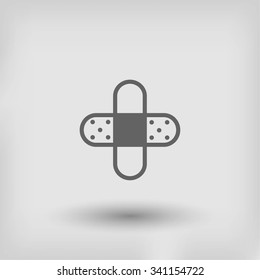 Bandage plaster icon