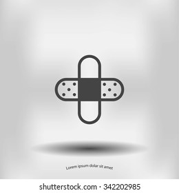 Bandage plaster icon