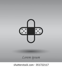 Bandage plaster icon