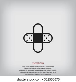 Bandage plaster icon