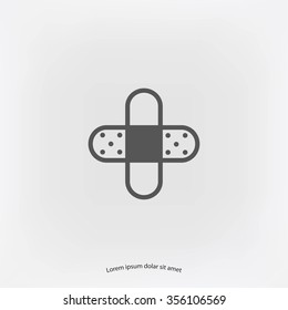Bandage plaster icon