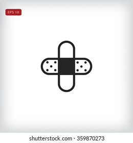 Bandage plaster icon
