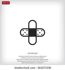 Bandage plaster icon