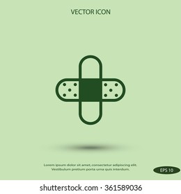 Bandage plaster icon