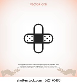 Bandage plaster icon