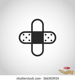 Bandage plaster icon