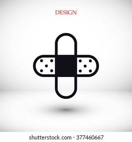 Bandage plaster icon