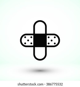 Bandage plaster icon