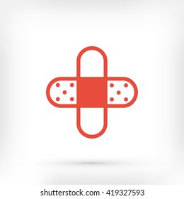 Bandage plaster icon
