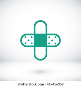 Bandage plaster icon