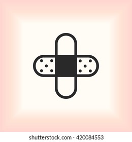 Bandage plaster icon