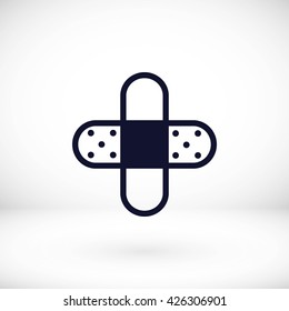 Bandage plaster icon