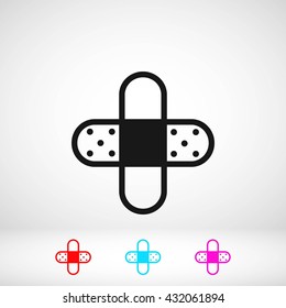 Bandage plaster icon