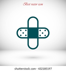 Bandage plaster icon