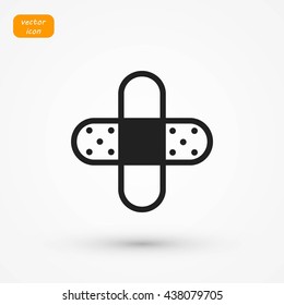 Bandage plaster icon