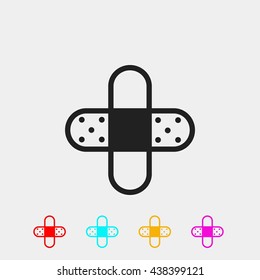Bandage plaster icon