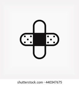 Bandage plaster icon
