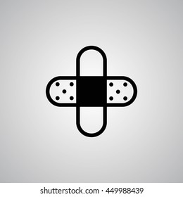 Bandage plaster icon
