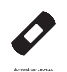 Bandage plaster icon in trendy flat style design. Vector graphic illustration. Plaster icon for website design, logo, app, and ui. Vector file. EPS 10.
