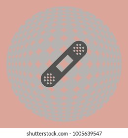 Bandage plaster, vector icon