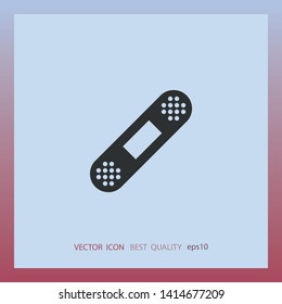 Bandage plaster, vector icon, web design element