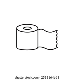 Bandage roll icon Flat simple outline