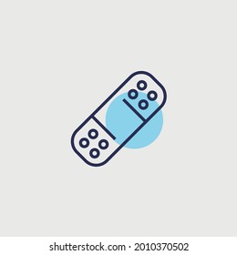 bandage sticker vector icon treatment