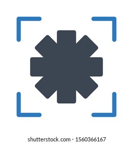 bandage vector glyph colour icon 