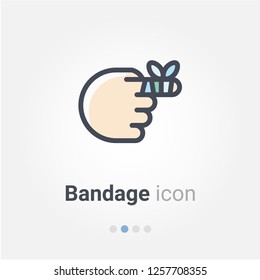 Bandage vector icon