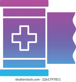 Bandage vector icon. Can be used for printing, mobile and web applications.