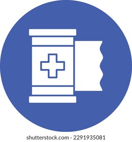 Bandage vector icon. Can be used for printing, mobile and web applications.