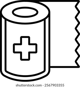 Bandage vector icon. Can be used for printing, mobile and web applications.