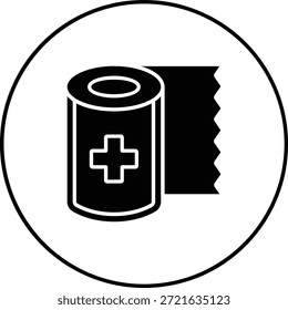 Icono de Vector de vendaje. Se puede utilizar para aplicaciones de impresión, móviles y de Web.