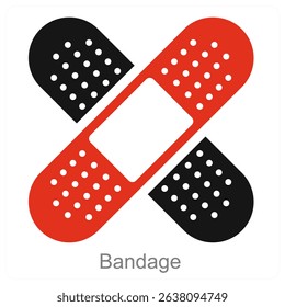 Bandage vector icon concept design