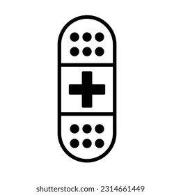 Bandage Vector Icon easily modify

