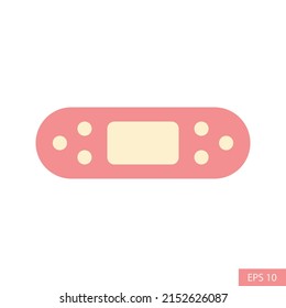 Icono vectorial de banda en diseño de estilo plano para el diseño de sitios web, aplicación, interfaz de usuario, aislado en fondo blanco. Ilustración vectorial EPS 10.