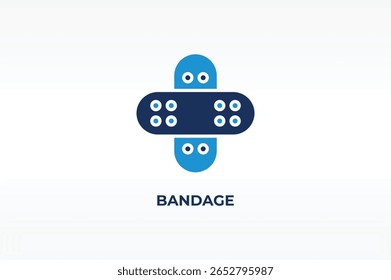 BANDAGE vetor, ícone ou logotipo sinal símbolo isolado ilustração