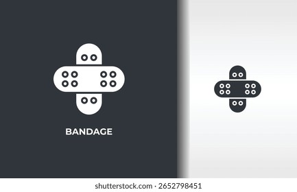 Vector Del Vendaje, Icono O Signo Del Logotipo Ilustración De Símbolo Aislado