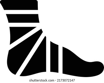 Bandage Vektorgrafik auf transparentem Hintergrund.Hochwertige Symbole.Glyphen Vektorsymbol für Konzept und Grafikdesign.