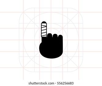 Bandaged Finger Icon