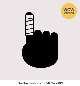 Bandaged Finger Icon