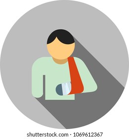 Bandaged Person Icon