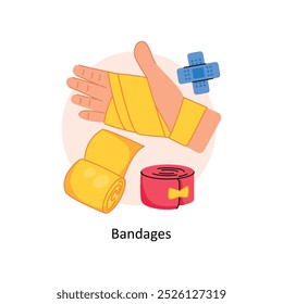 Bandages medicina EPS 10 Arquivo