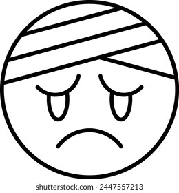 Bandages vector icon. Can be used for printing, mobile and web applications.