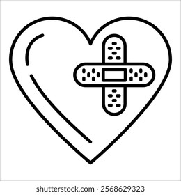 Band-Aid Icon Element For Design