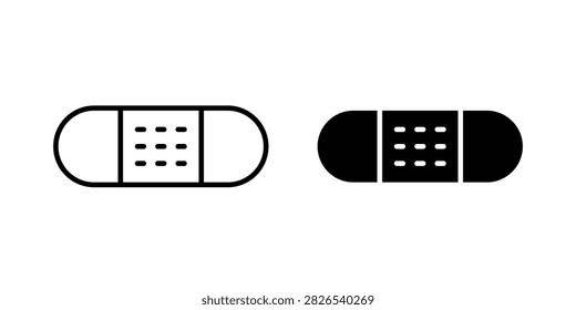 bandaid icon outline elements