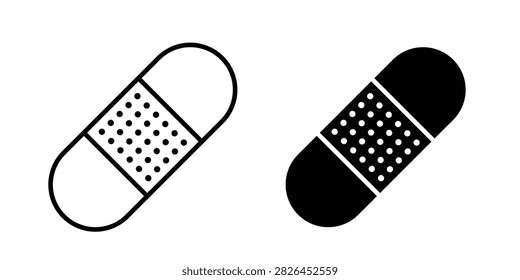 bandaid icon simple logos