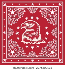 bandana, Bald eagle, american coat of arms,