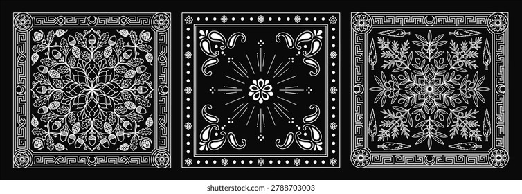 bandana design illustration drawing